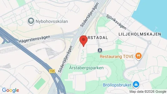 Lägenheter att hyra i Södermalm - kort over placeringen