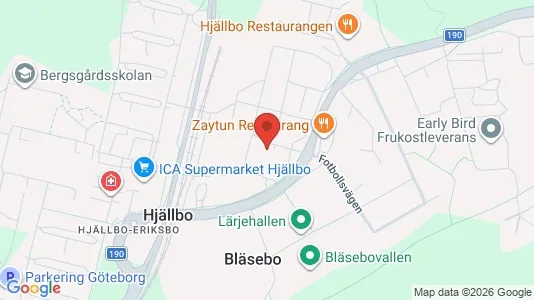 Lägenheter att hyra i Angered - kort over placeringen