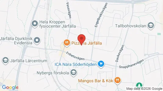 Lägenheter att hyra i Järfälla - kort over placeringen