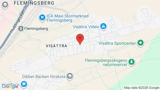 Lägenheter att hyra i Huddinge - kort over placeringen