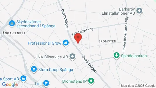 Lägenheter att hyra i Västerort - kort over placeringen