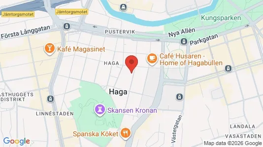 Lägenheter att hyra i Göteborg Centrum - kort over placeringen