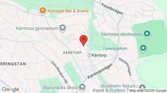 Lägenheter att hyra i Söderort - kort over placeringen