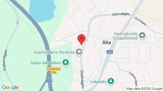 Lägenheter att hyra i Nacka - kort over placeringen