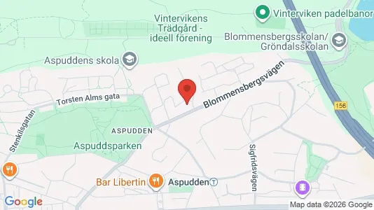Lägenheter att hyra i Söderort - kort over placeringen