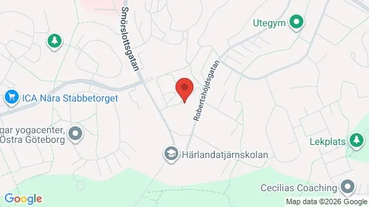 Lägenheter att hyra i Örgryte-Härlanda - kort over placeringen