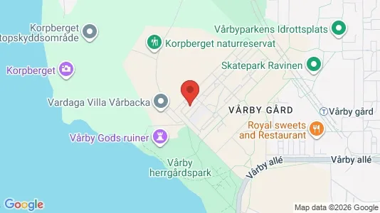 Lägenheter att hyra i Huddinge - kort over placeringen