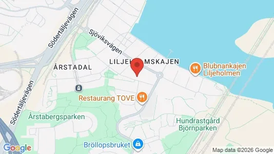 Lägenheter att hyra i Södermalm - kort over placeringen