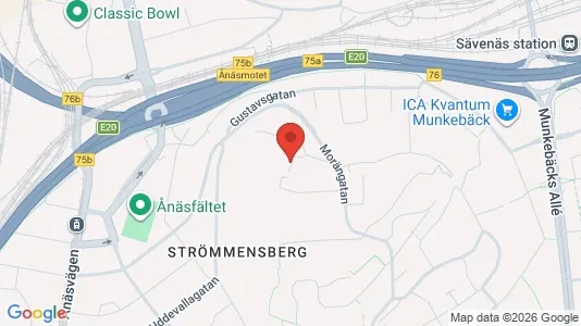 Lägenheter att hyra i Örgryte-Härlanda - kort over placeringen