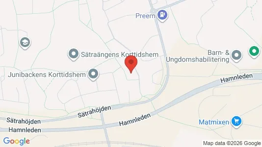 Lägenheter att hyra i Gävle - kort over placeringen