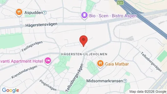 Lägenheter att hyra i Söderort - kort over placeringen