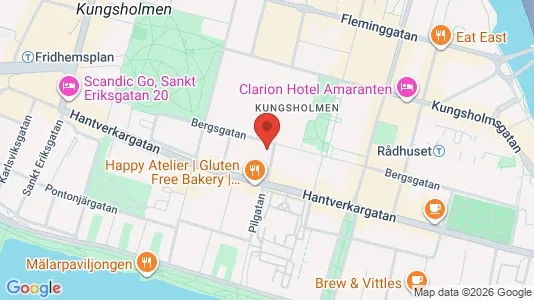 Lägenheter att hyra i Kungsholmen - kort over placeringen