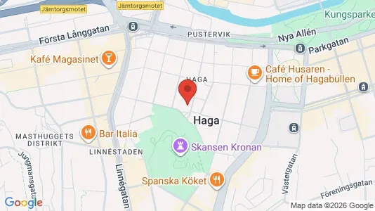 Lägenheter att hyra i Göteborg Centrum - kort over placeringen