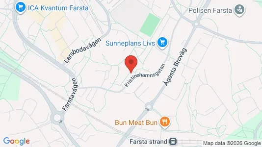 Lägenheter att hyra i Söderort - kort over placeringen
