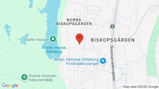 Lägenheter att hyra i Västra hisingen - kort over placeringen