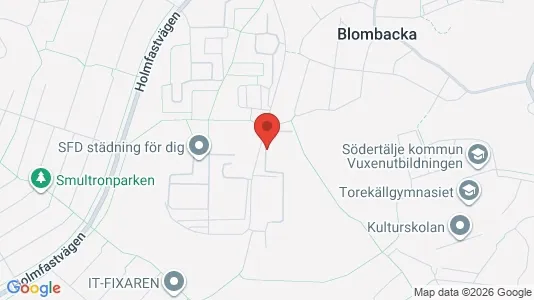 Lägenheter att hyra i Södertälje - kort over placeringen