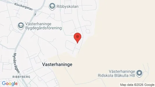 Lägenheter att hyra i Haninge - kort over placeringen