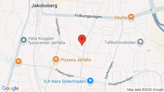 Lägenheter att hyra i Järfälla - kort over placeringen