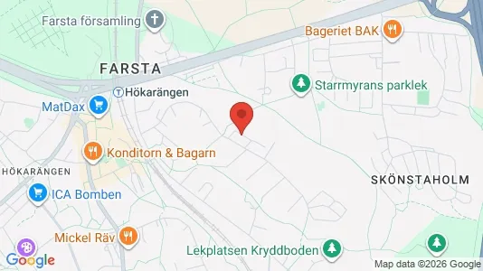 Lägenheter att hyra i Söderort - kort over placeringen