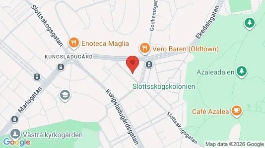 Lägenheter att hyra i Majorna-Linné - kort over placeringen