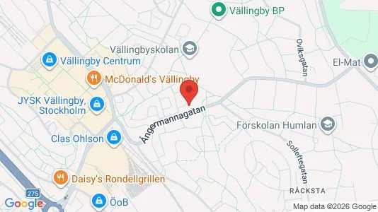 Lägenheter att hyra i Västerort - kort over placeringen