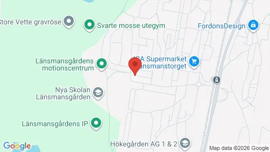 Lägenheter att hyra i Västra hisingen - kort over placeringen