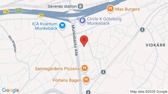 Lägenheter att hyra i Örgryte-Härlanda - kort over placeringen