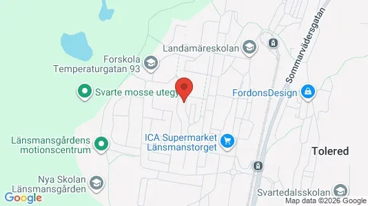 Lägenheter att hyra i Västra hisingen - kort over placeringen