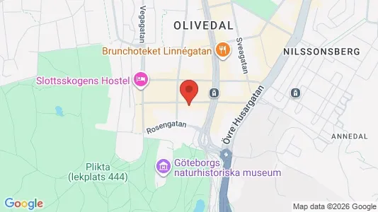 Lägenheter att hyra i Göteborg Centrum - kort over placeringen