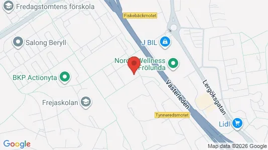 Lägenheter att hyra i Askim-Frölunda-Högsbo - kort over placeringen