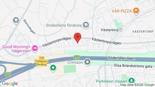 Lägenheter att hyra i Söderort - kort over placeringen