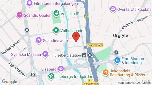 Lägenheter att hyra i Örgryte-Härlanda - kort over placeringen
