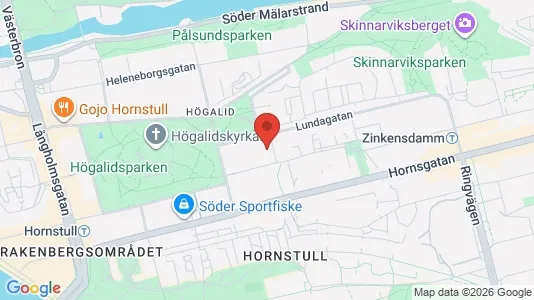Lägenheter att hyra i Södermalm - kort over placeringen