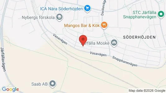 Lägenheter att hyra i Järfälla - kort over placeringen
