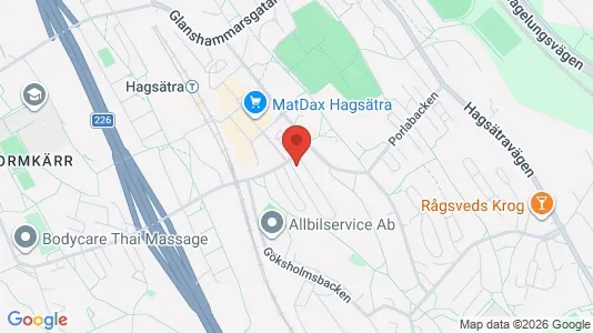 Lägenheter att hyra i Söderort - kort over placeringen