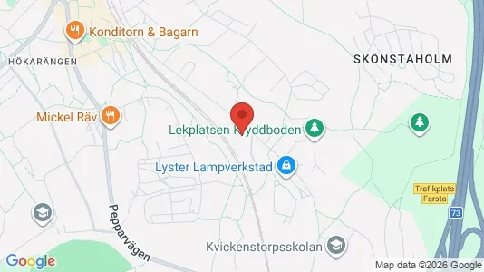 Lägenheter att hyra i Söderort - kort over placeringen