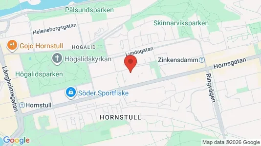 Lägenheter att hyra i Södermalm - kort over placeringen