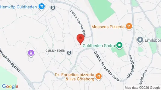Lägenheter att hyra i Göteborg Centrum - kort over placeringen