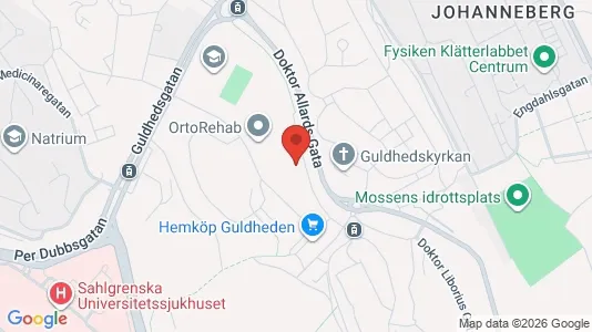 Lägenheter att hyra i Göteborg Centrum - kort over placeringen