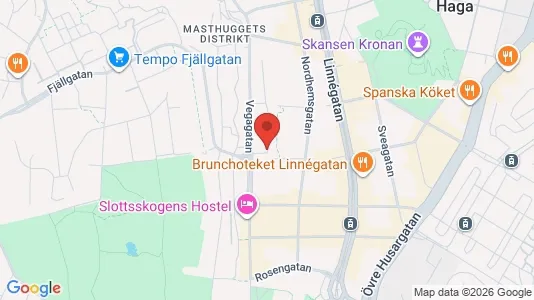 Lägenheter att hyra i Göteborg Centrum - kort over placeringen