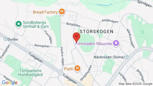 Lägenheter att hyra i Sundbyberg - kort over placeringen