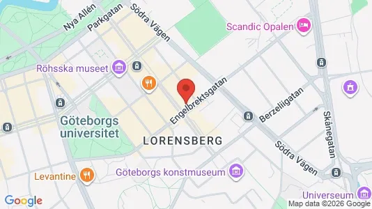 Lägenheter att hyra i Göteborg Centrum - kort over placeringen