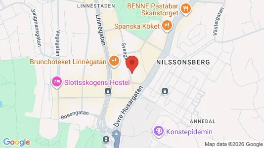 Lägenheter att hyra i Göteborg Centrum - kort over placeringen