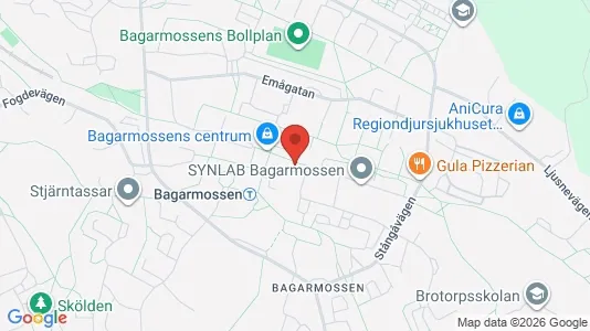 Lägenheter att hyra i Söderort - kort over placeringen