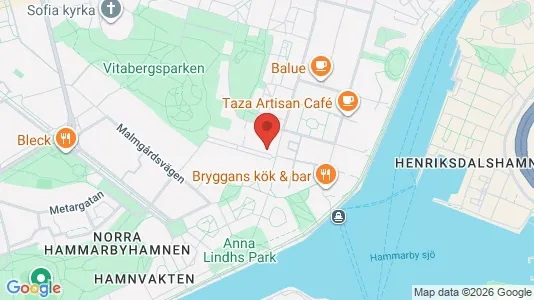 Lägenheter att hyra i Södermalm - kort over placeringen