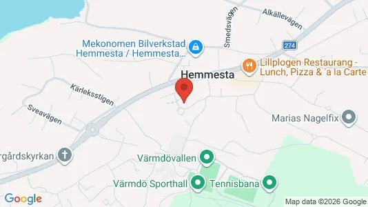 Lägenheter att hyra i Värmdö - kort over placeringen