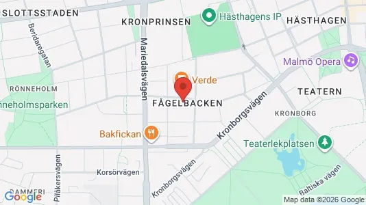 Lägenheter att hyra i Malmö Centrum - kort over placeringen