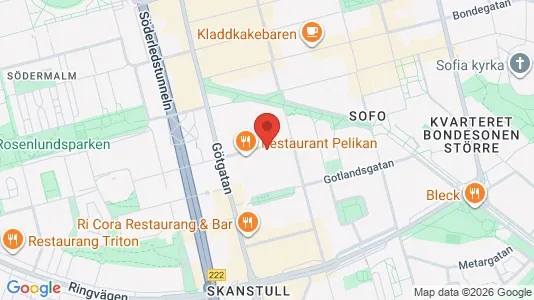 Lägenheter att hyra i Södermalm - kort over placeringen