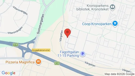 Lägenheter att hyra i Karlstad - kort over placeringen