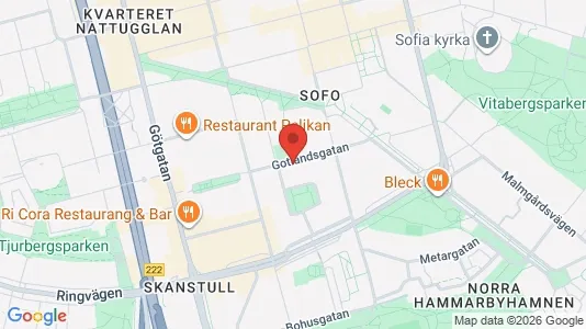 Lägenheter att hyra i Södermalm - kort over placeringen